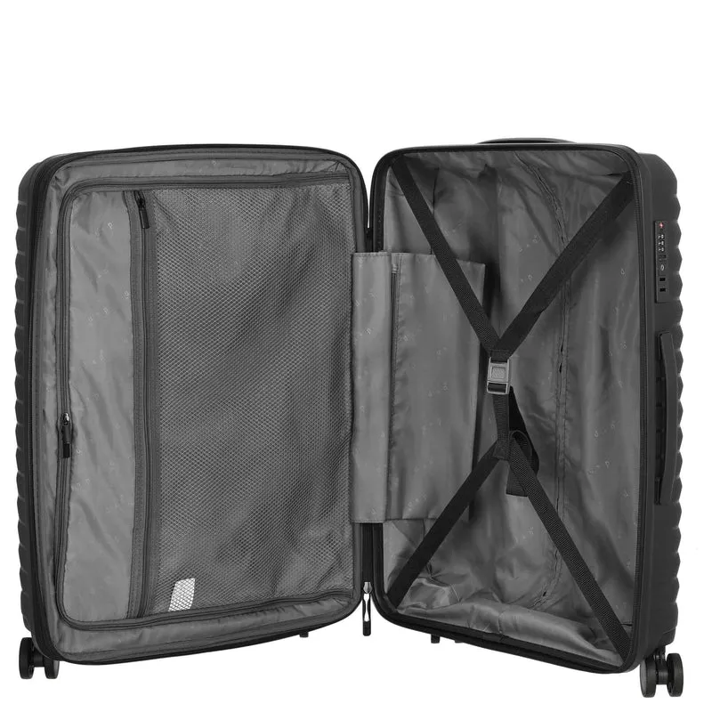 D&N Travel Line 4500+ - Trolley de 4 ruedas M 65 cm expandible (black)