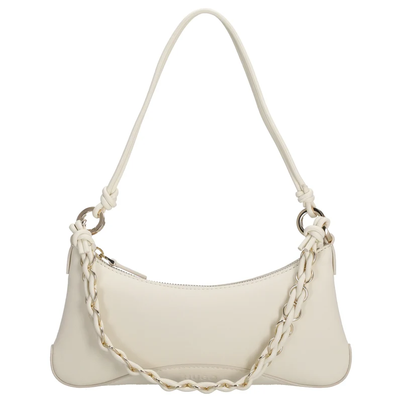 HUGO Ilary - Bolso de hombro 27 cm (natural)