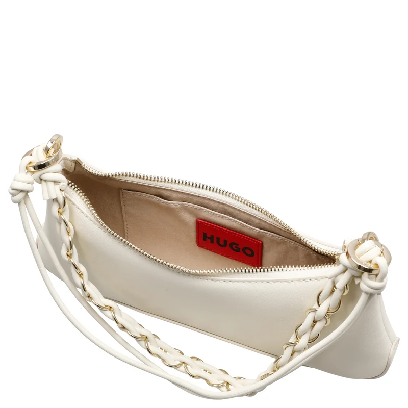 HUGO Ilary - Bolso de hombro 27 cm (natural)