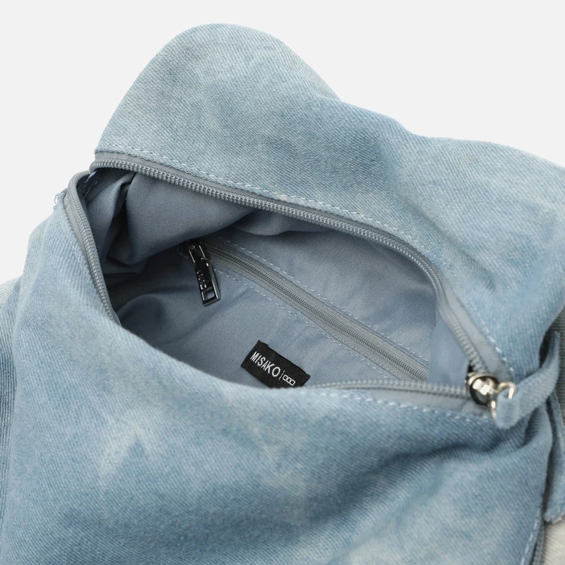 Denim mochila antirrobo denim