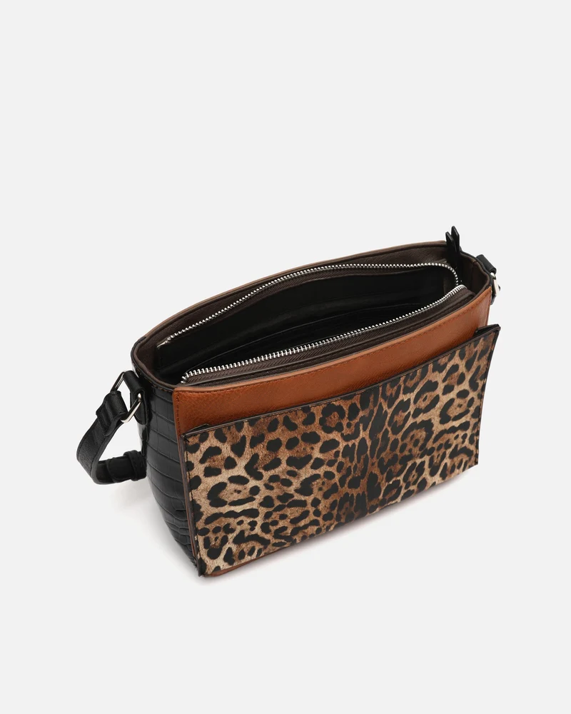 Belindas bolso bandolera animal print ED.