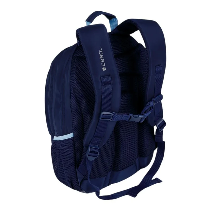 Mochila Escolar Gabol Whisper Azul Marino 15,6"
