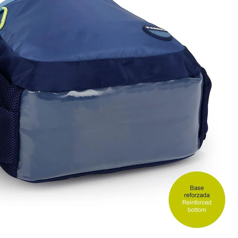 Mochila Escolar Gabol Whisper Azul Marino Adaptable a Carro