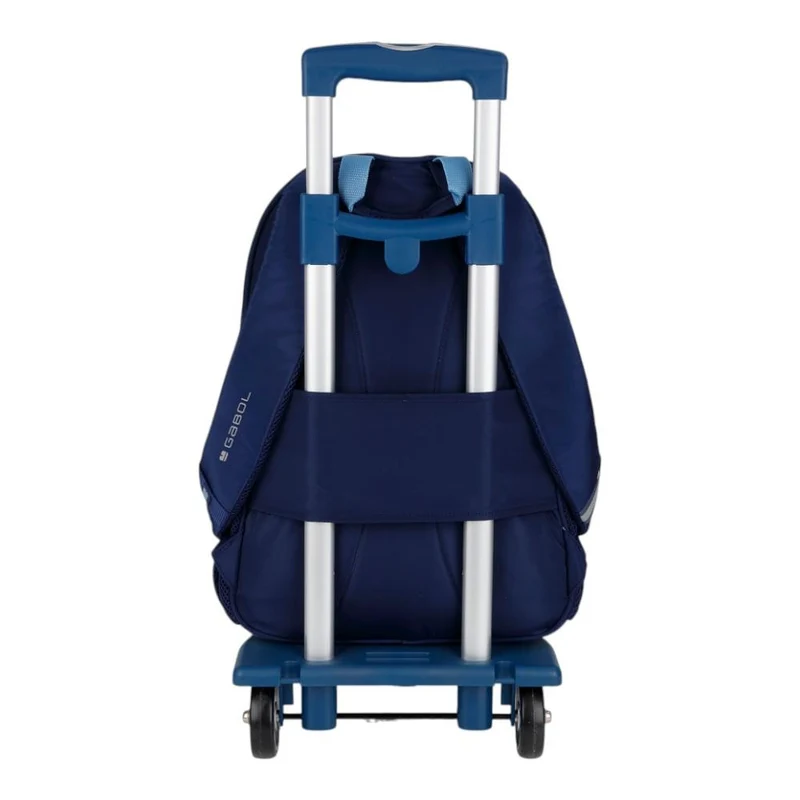 Mochila Escolar Gabol Whisper Azul Marino Adaptable a Carro