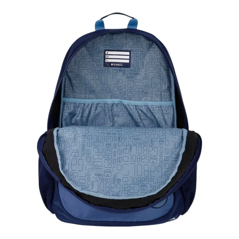 Mochila Escolar Gabol Whisper Azul Marino Adaptable a Carro
