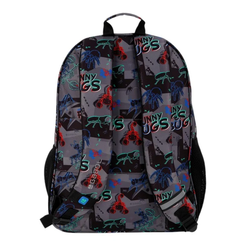 Mochila Escolar Gabol Bugs Adaptable a Carro 2 Compartimentos