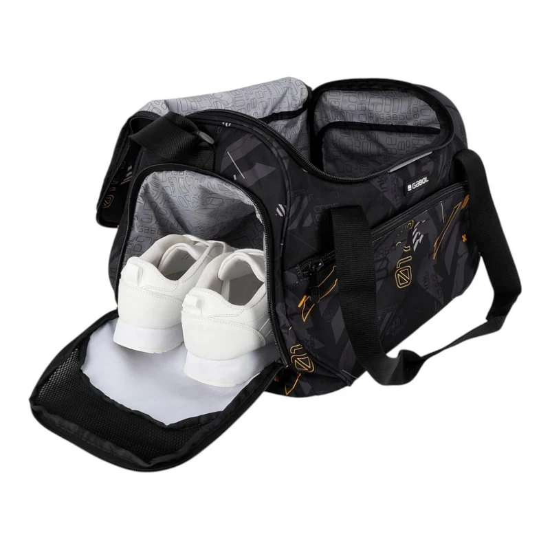 Bolsa de Deporte Gabol Byte Negra | Con Zapatillero
