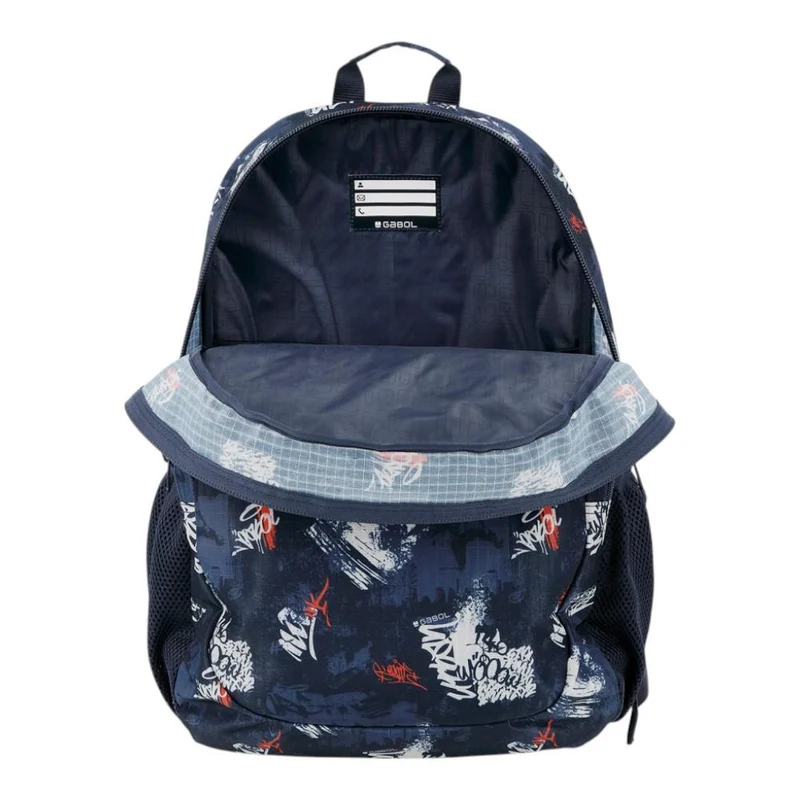 Mochila Escolar Gabol Dash Adaptable a Carro 2 Compartimentos