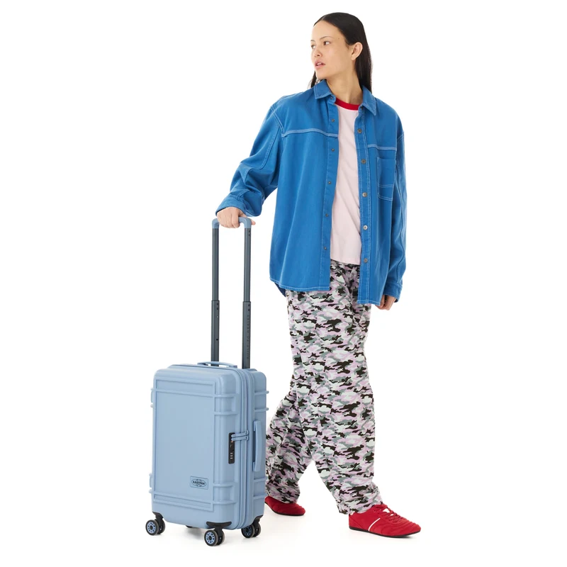 Eastpak Resist'r Zip - Trolley de cabina S 4 ruedas 55 cm expandible (monotone blue)
