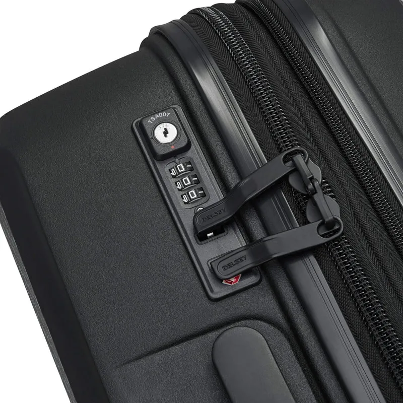 Delsey Paris Belmont Plus - Trolley de cabina de 4 ruedas 55 cm expandible (schwarz)