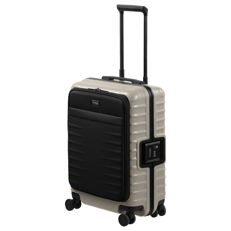 TITAN OVERSEAS - Trolley de cabina S 55/23cm con bolsillo delantero (moonstone grey, 55 cm (Vortasche))