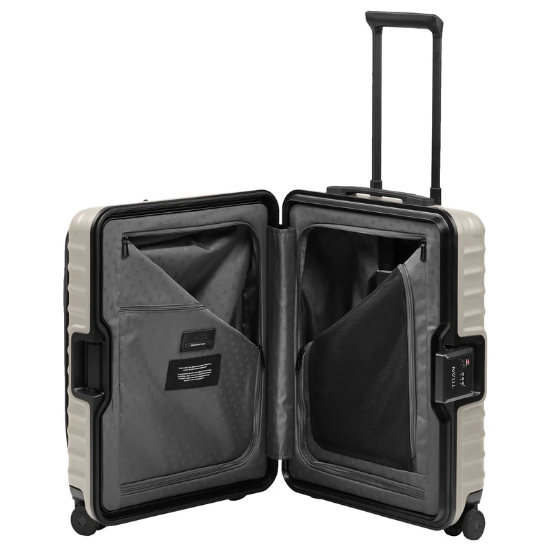 TITAN OVERSEAS - Trolley de cabina S 55/23cm con bolsillo delantero (moonstone grey, 55 cm (Vortasche))