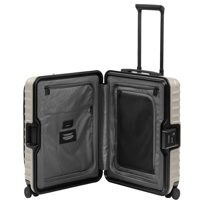 TITAN OVERSEAS - Trolley de cabina S 55/23cm con bolsillo delantero (moonstone grey, 55 cm (Vortasche))