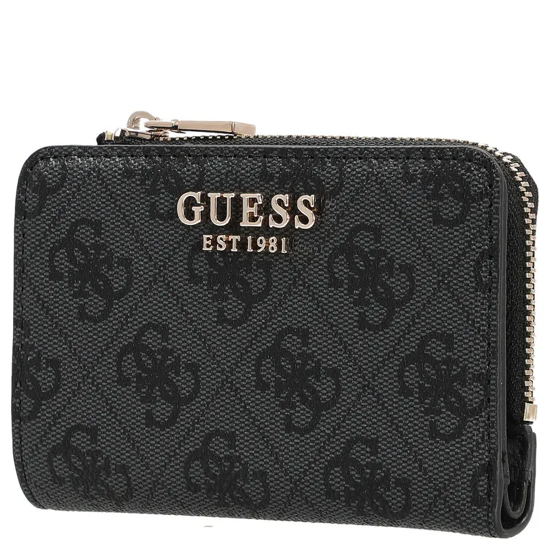 Guess Laurel II SLG Zip Around - Tarjetero 4cc 12 cm (coal logo)