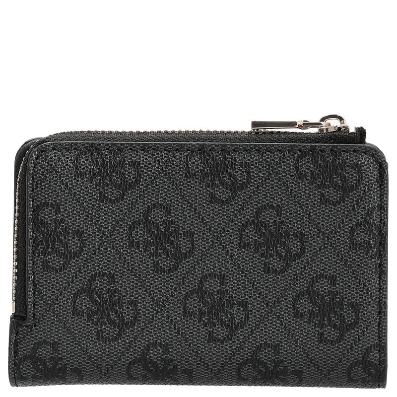 Guess Laurel II SLG Zip Around - Tarjetero 4cc 12 cm (coal logo)