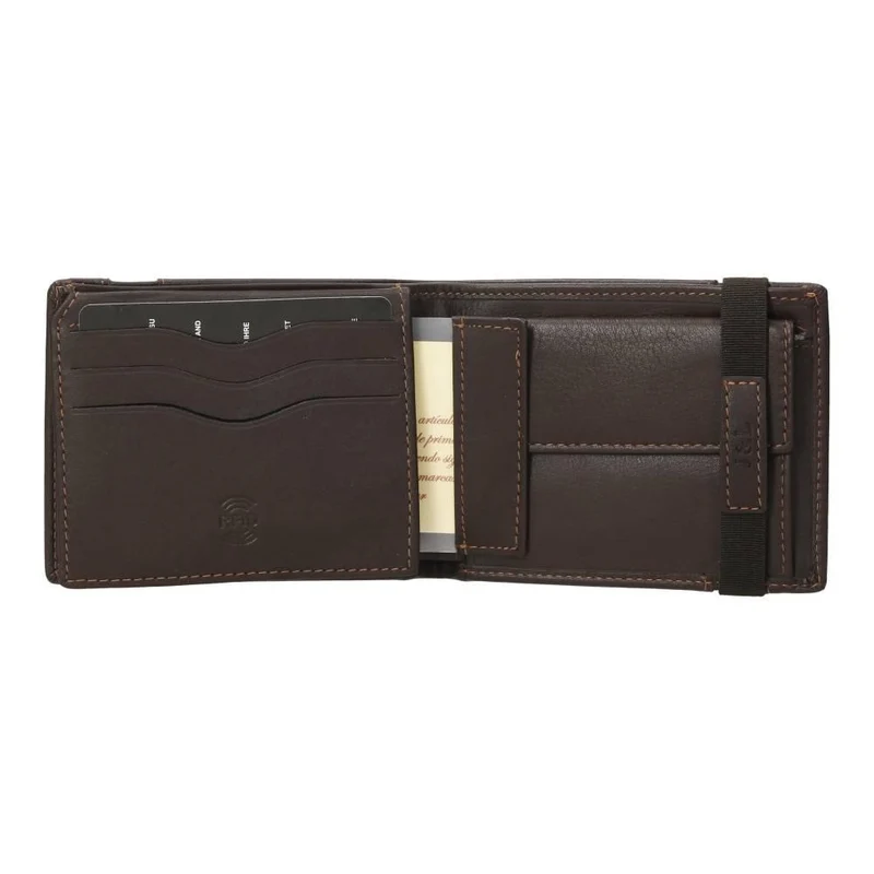 Cartera De Piel Con Goma J.L
