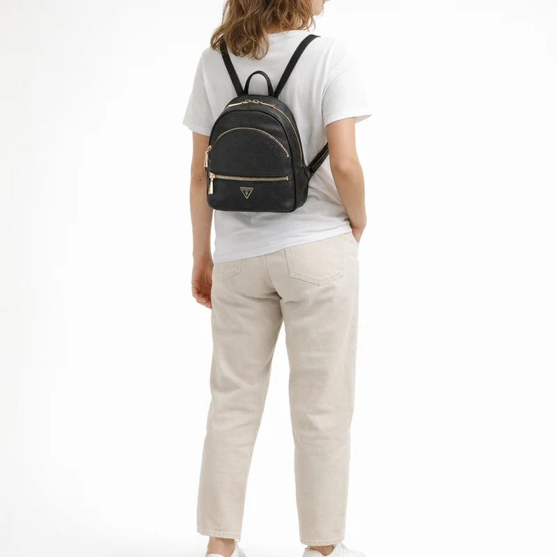 Guess Manhattan ll Backpack - Mochila 26 cm (black logo)