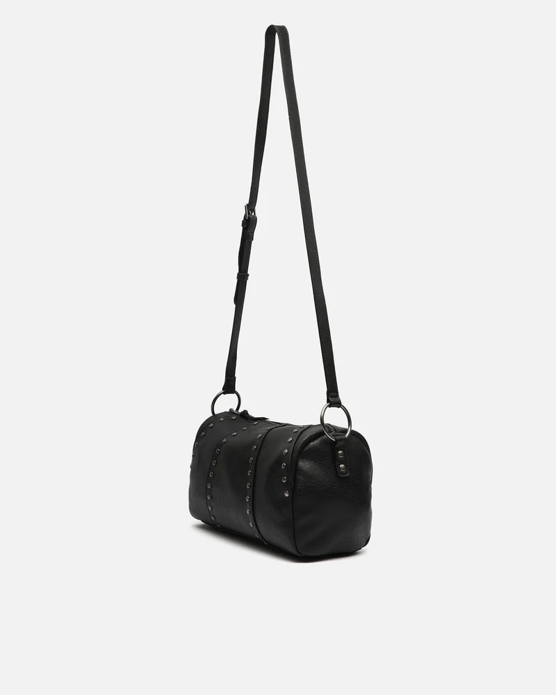 Fuyi bolso bowling con detalles metálicos