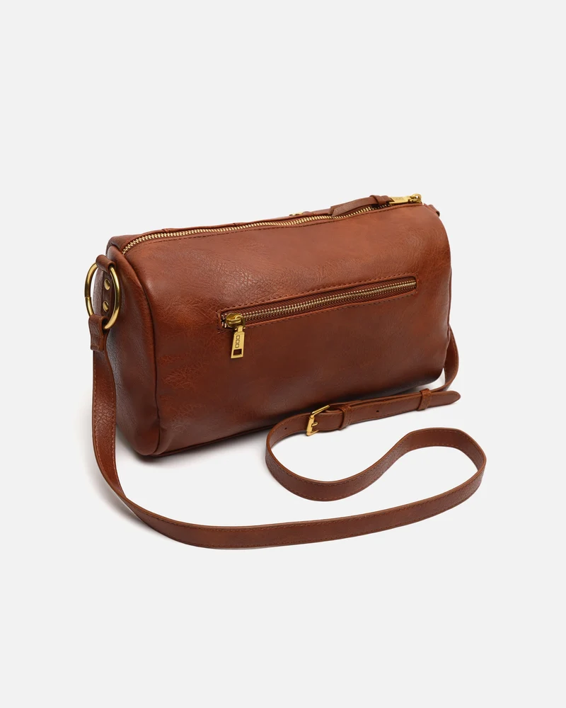 Fuyi bolso bowling con detalles metálicos