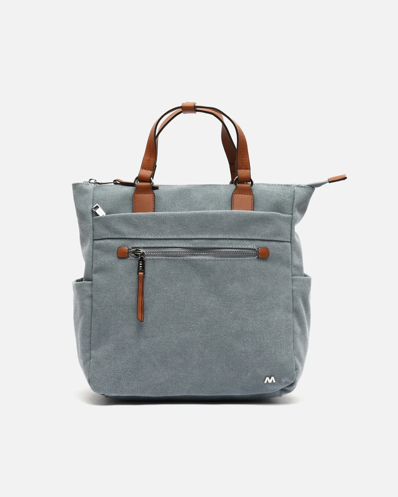 Evolet mochila de tela con asa de mano