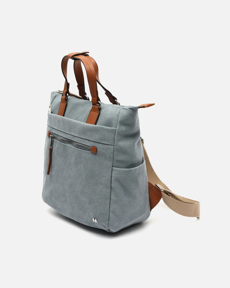Evolet mochila de tela con asa de mano