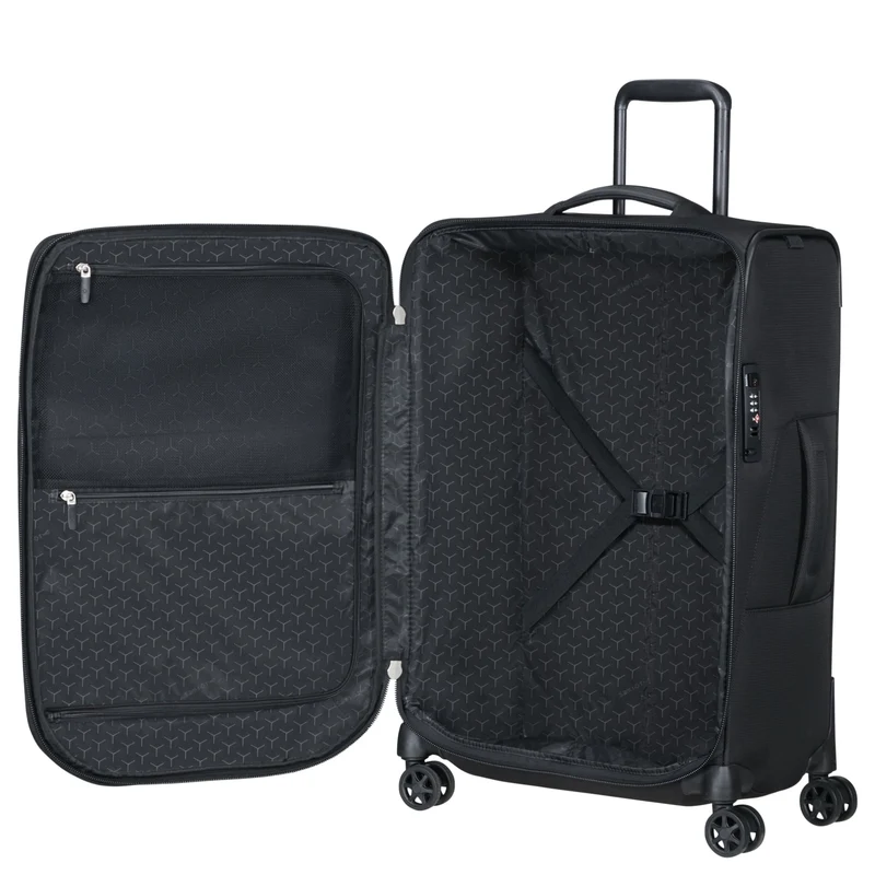 Samsonite Spark SNG 2 - Trolley de 4 ruedas 67/24 cm expandible (black, 67 cm)