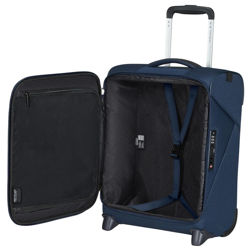 Samsonite Litebeam - Maleta de cabina con 2 ruedas Upright 45 cm (color: azul medianoche)