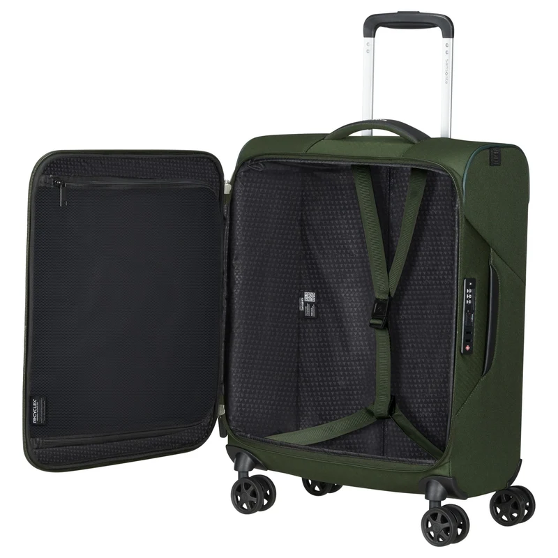 Samsonite Litebeam - Maleta de cabina 4 ruedas 55 cm (color: climbing ivy)