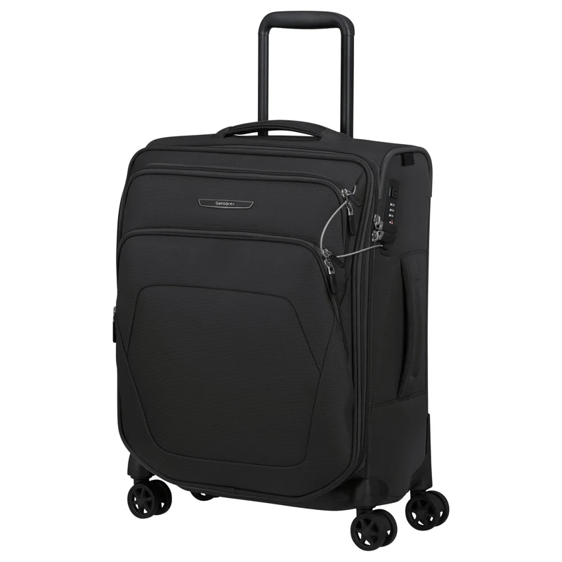Samsonite Spark SNG 2 - Trolley de cabina de 4 ruedas 55/20 cm expandible (black)