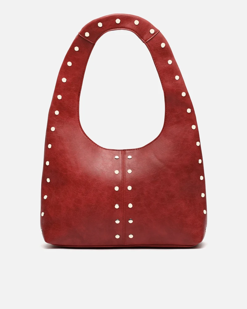Estrangi bolso hobo grande con detalles metálicos