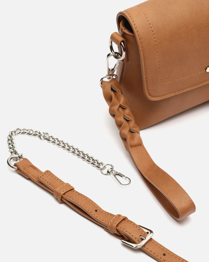 Nuro bolso bandolera pequeño con solapa