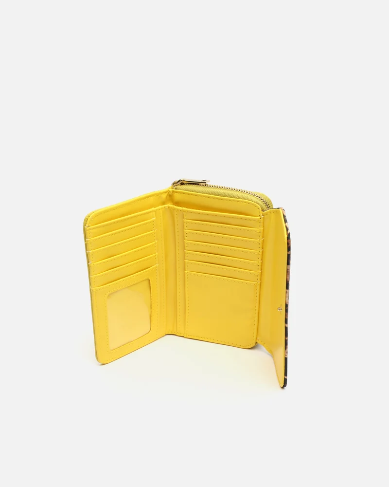 Diver monedero grande estampado animal print