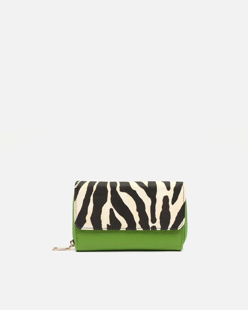Diver monedero grande estampado animal print