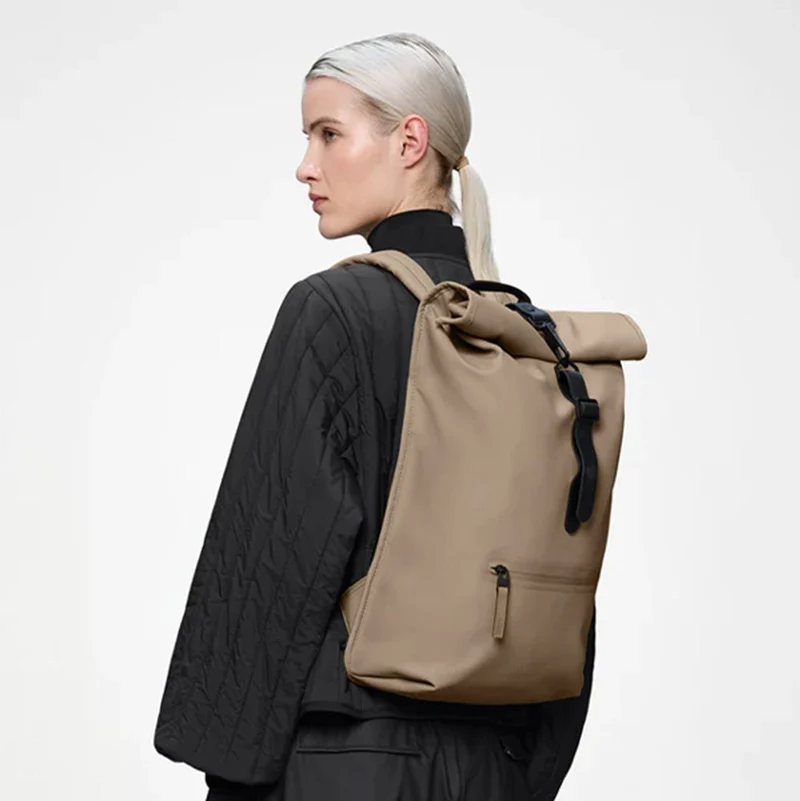 Mochila Rolltop Rucksack Beige