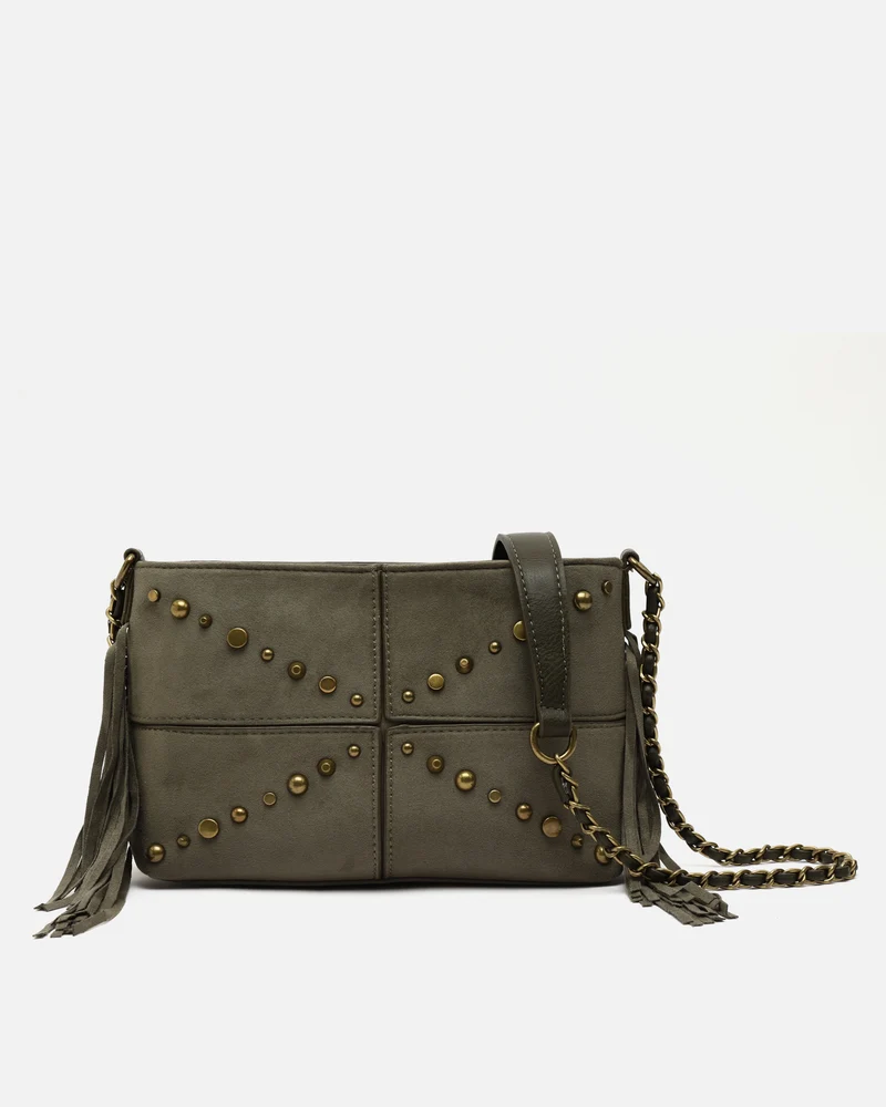 Anabelas-1 bolso bandolera efecto ante con detalles metálicos y flecos