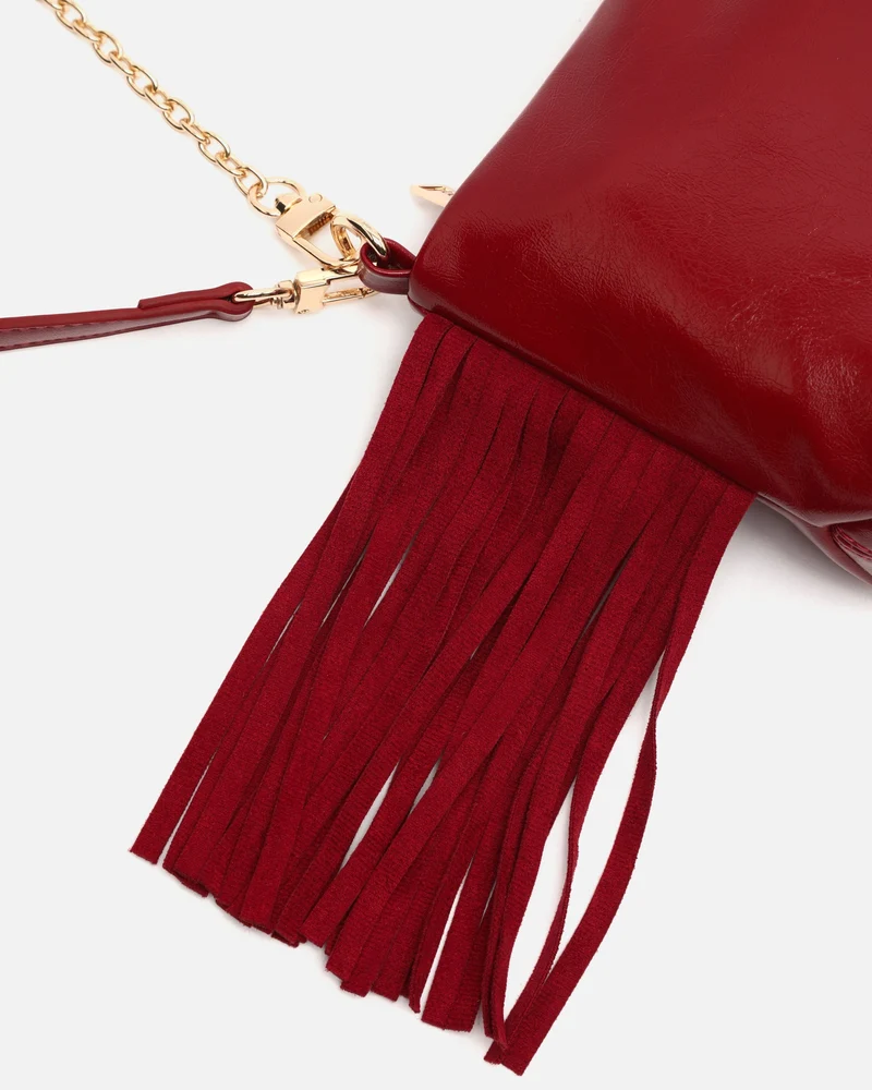 Flecho bolso de fiesta pequeño con flecos