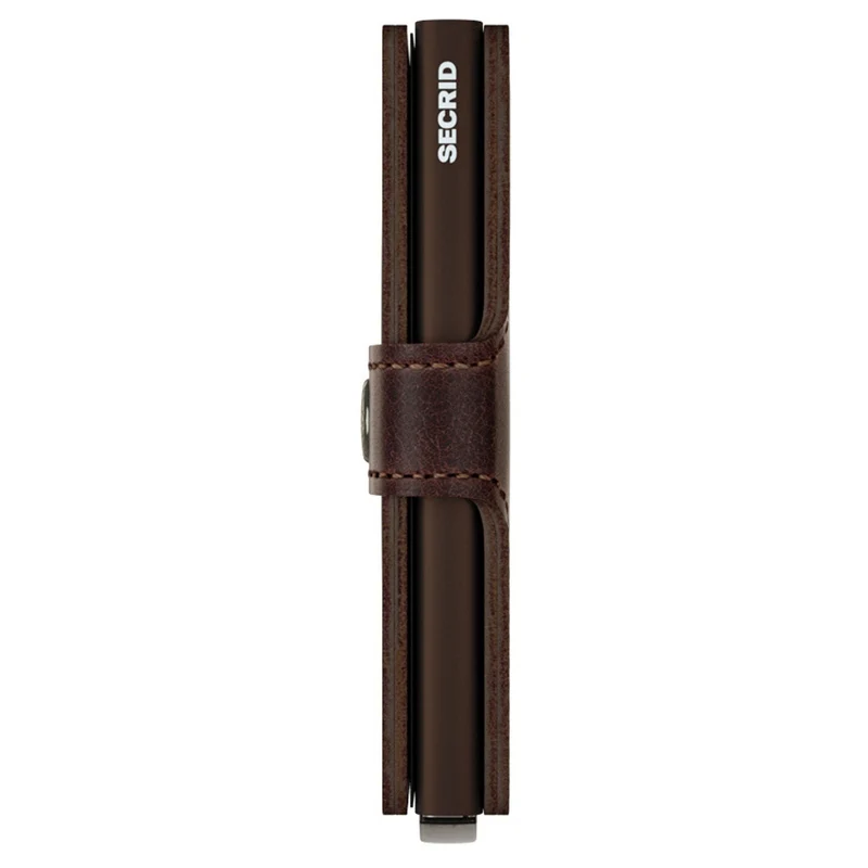 Secrid Vintage Miniwallet - Cartera RFID 6.5 cm (chocolate)