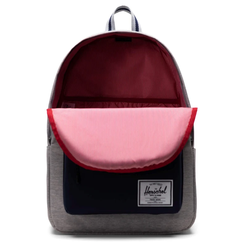 Herschel Classic XL 30 - Mochila 47 cm (light grey crosshatch/peacoat)