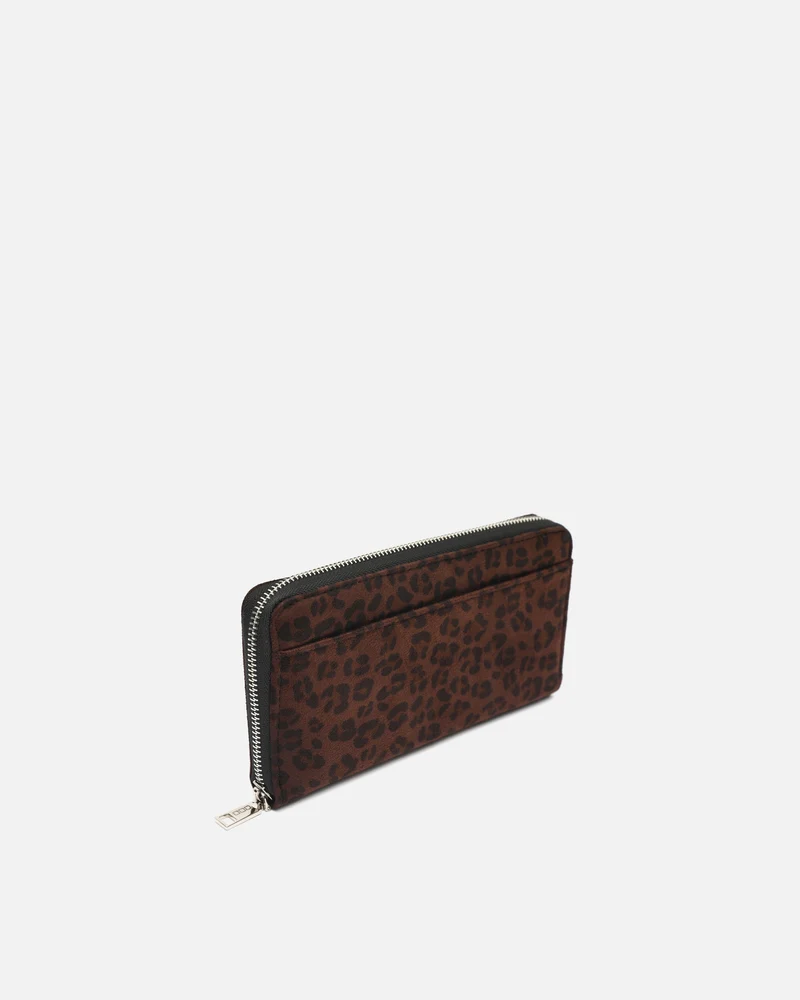 Leo monedero grande animal print ED.
