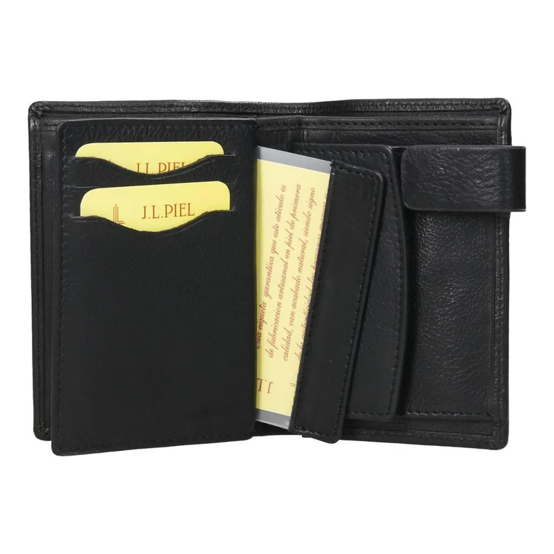 Cartera De Piel "Lavada-T" J.L Piel