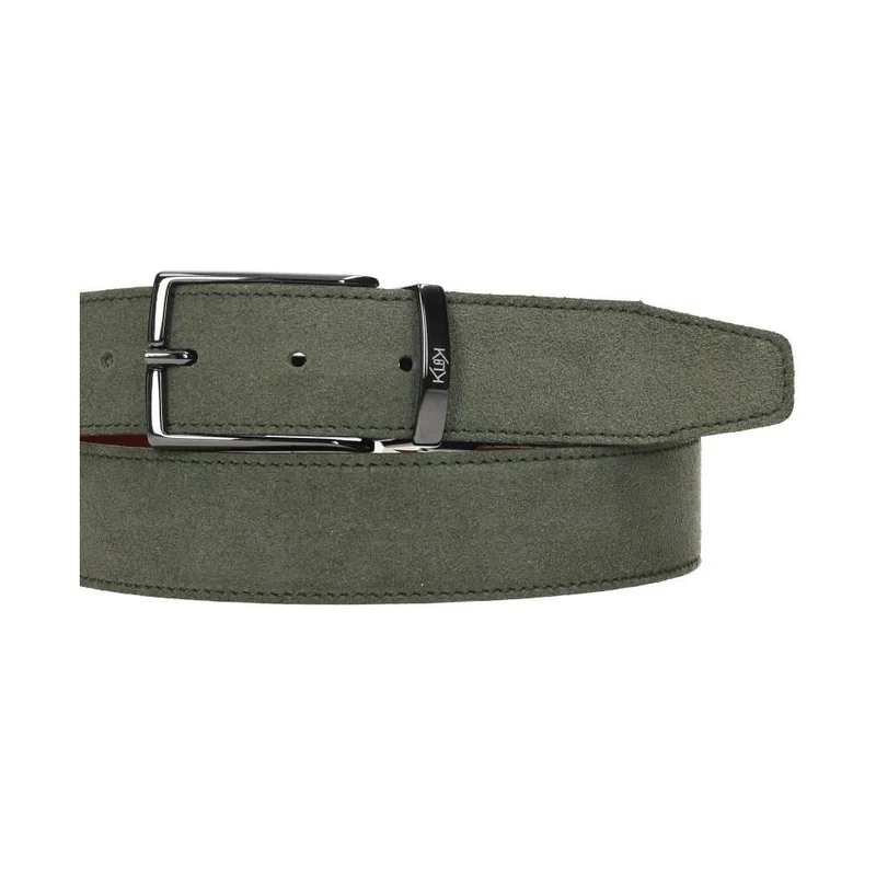 Cinturón De Piel Reversible/Serraje Klok
