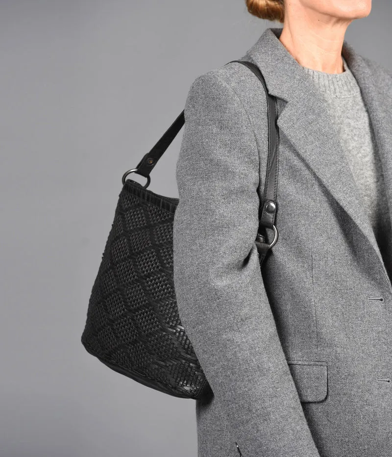 Bolso de hombro de piel THB Cross
