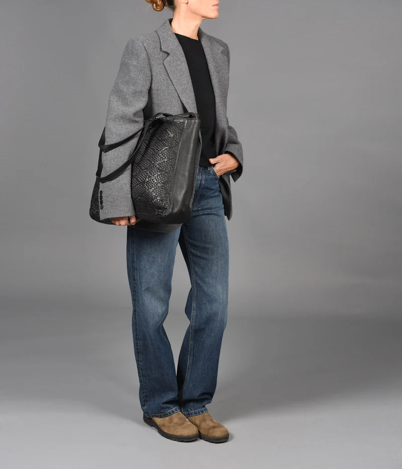 Shopper de piel THB Cross