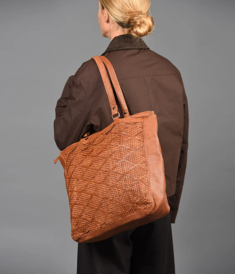 Shopper de piel THB Cross