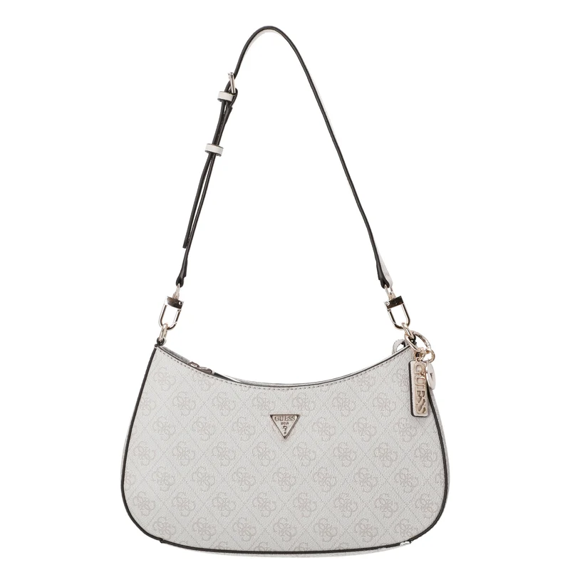 Guess Noelle II Top Zip - Bolso de hombro 28 cm (bone logo)