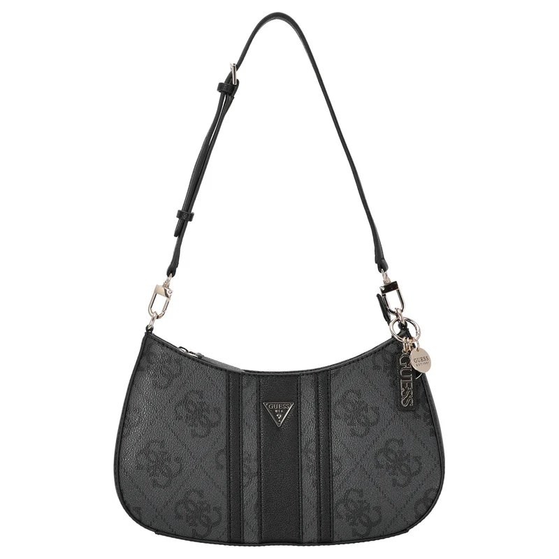 Guess Noelle ll Top Zip - Bolso de hombro 29 cm (coal logo)