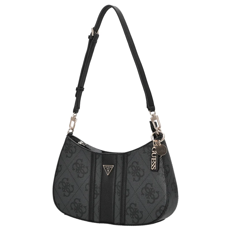 Guess Noelle ll Top Zip - Bolso de hombro 29 cm (coal logo)