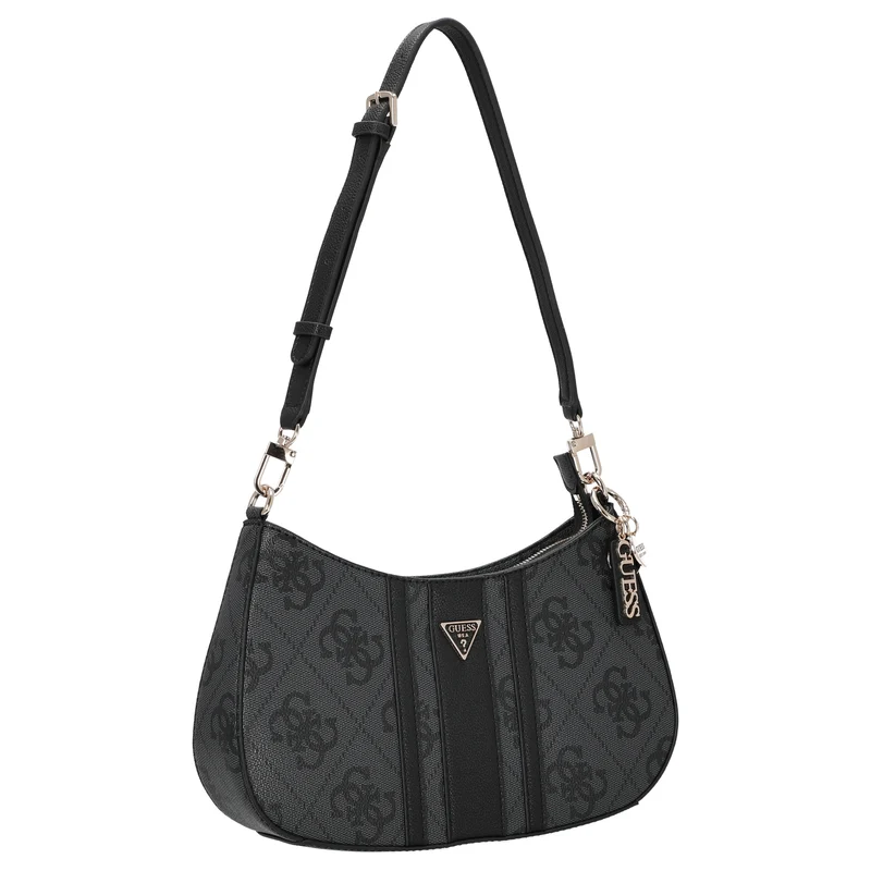 Guess Noelle ll Top Zip - Bolso de hombro 29 cm (coal logo)