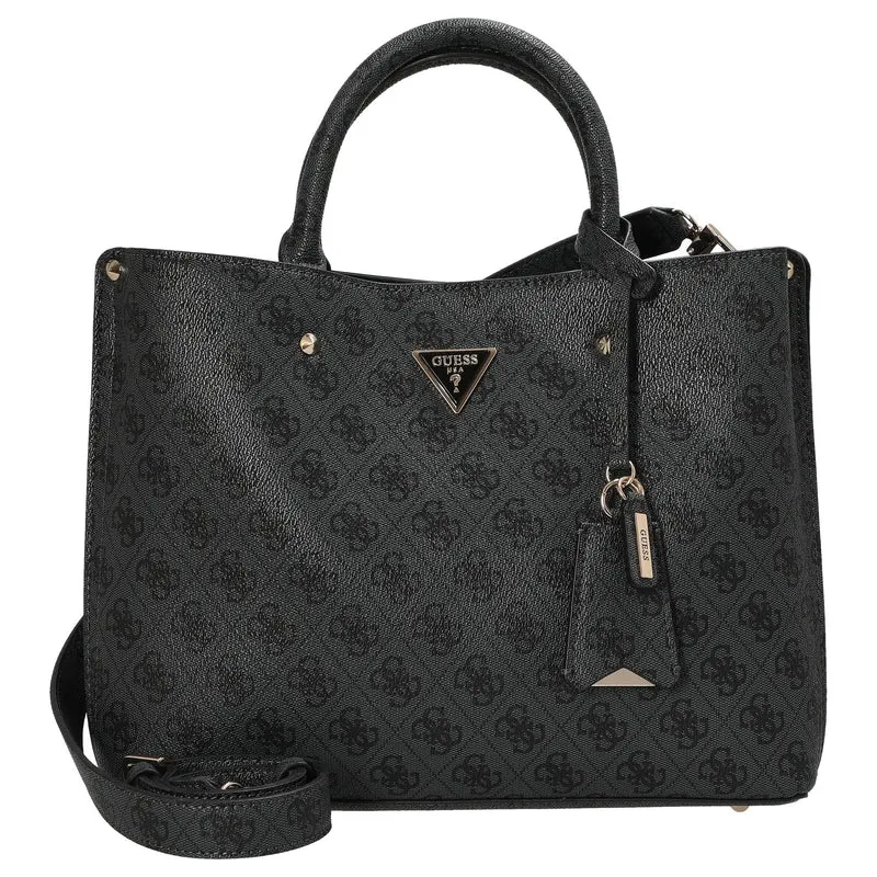 Guess Meridian II Girlfriend - Bolso de mano 30 cm (coal logo)