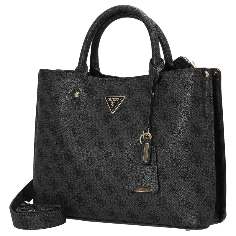 Guess Meridian II Girlfriend - Bolso de mano 30 cm (coal logo)